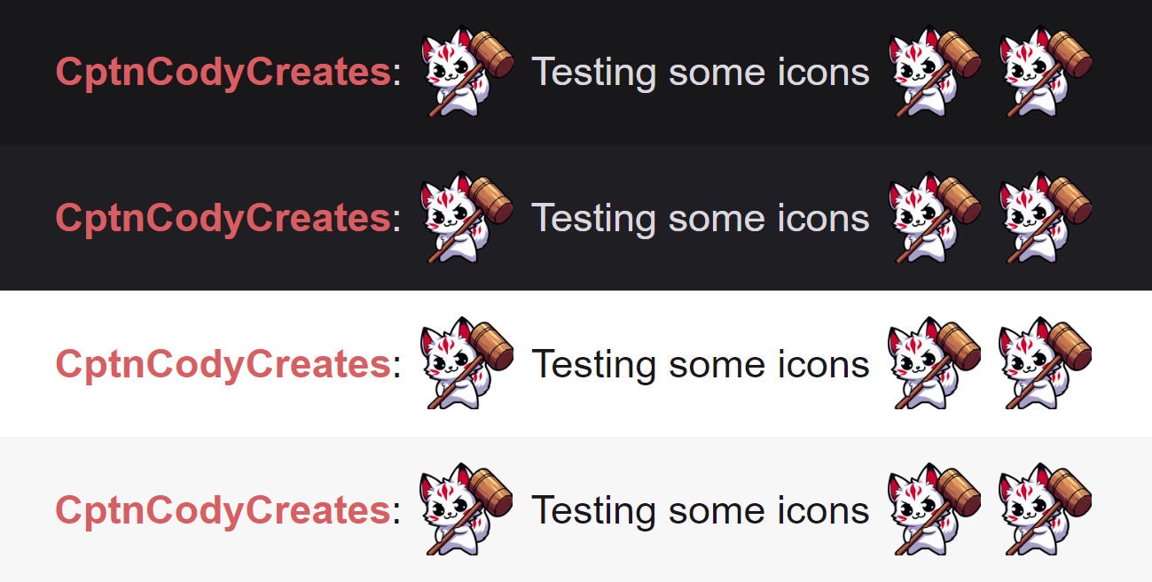 Kitsune Fox Bonk Emote for Twitch and Discord
