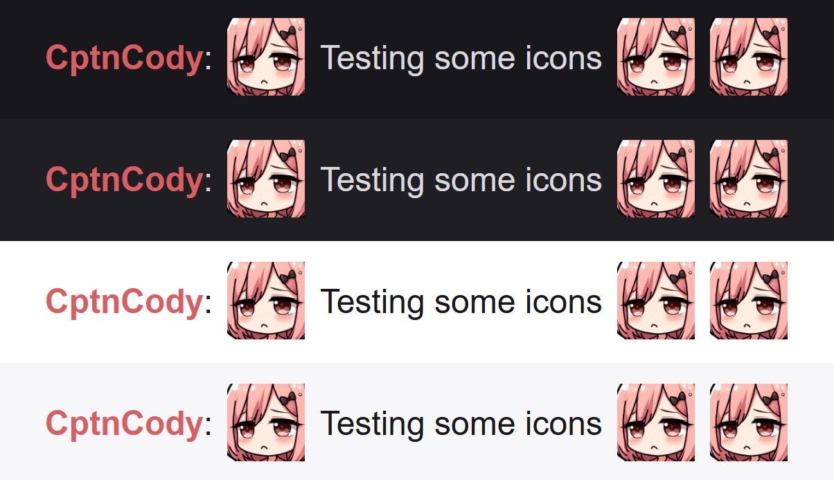Pink Hair Girl FeelsBadMan Emote | Kawaii Chibi Sad Icon for Twitch and Discord