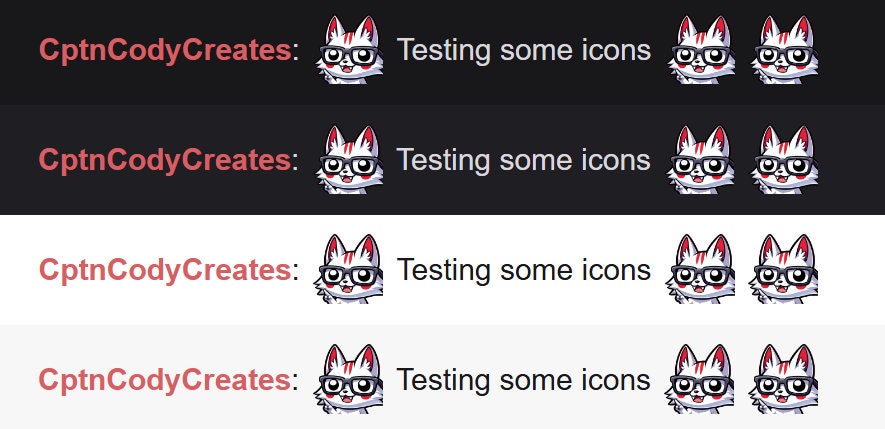 Kitsune Fox Nerd Emote for Twitch & Discord