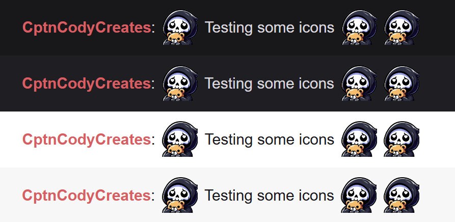 Grim Reaper Teddy Bear Emote for Twitch Discord Halloween Chibi Gamer Icon