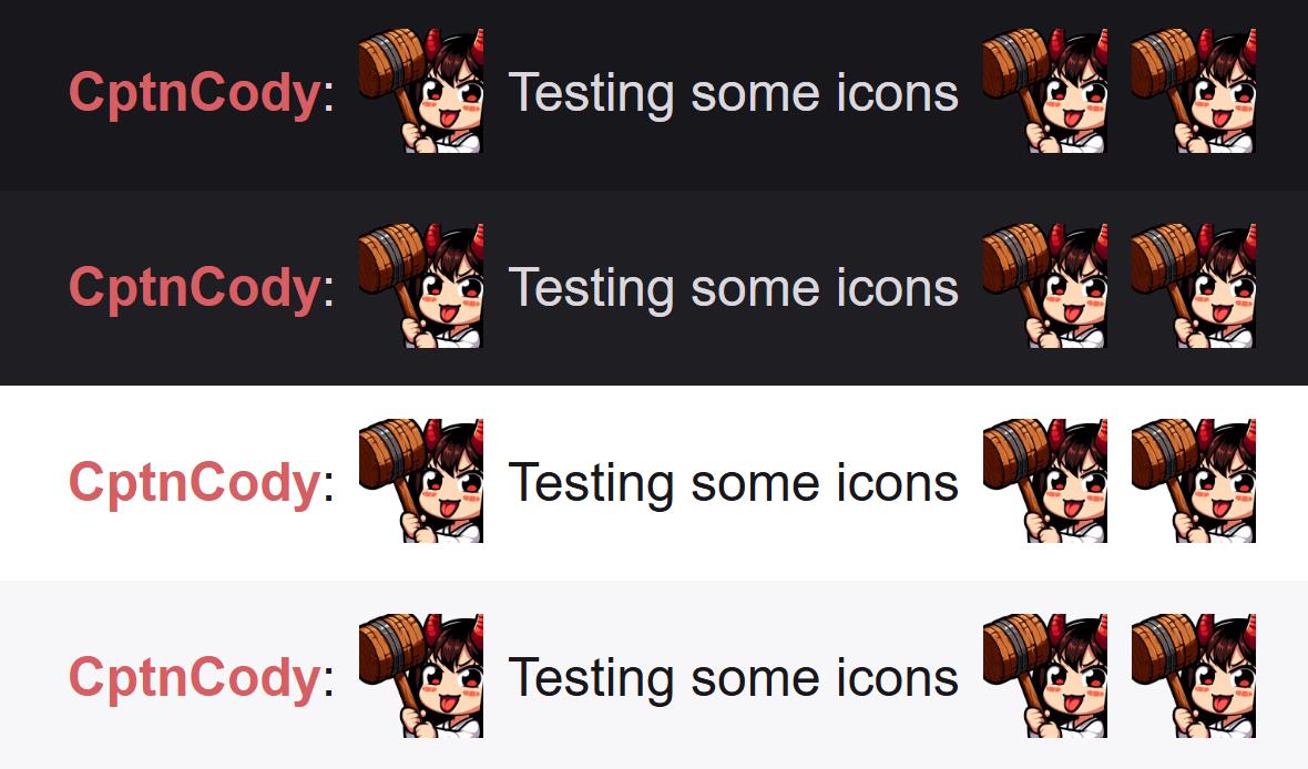 Demon Girl BONK Emote | Kawaii Chibi Icon for Twitch and Discord