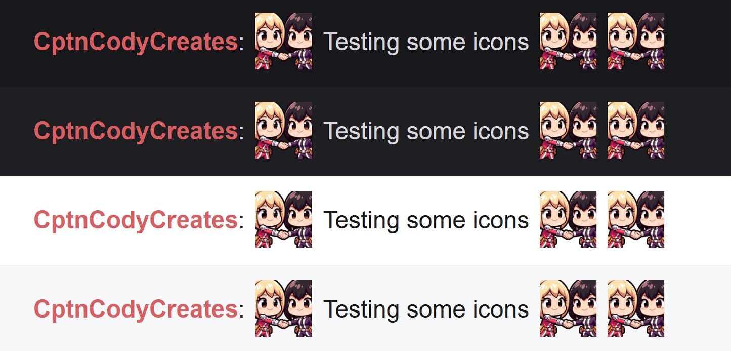 Hero Girl Handshake Emote | Cute Chibi Icon for Twitch and Discord Gamers
