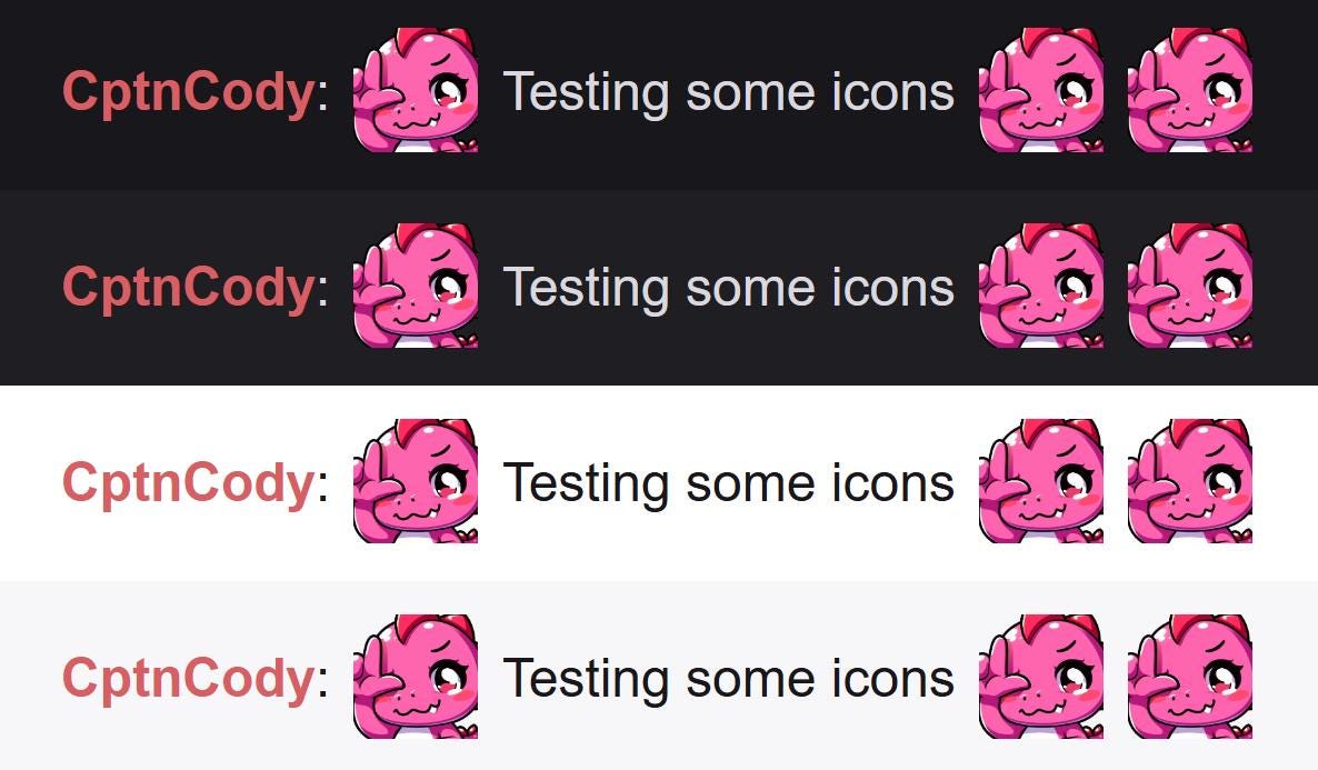 Pink Dinosaur L Emote | Kawaii Gamer Icon for Twitch and Discord