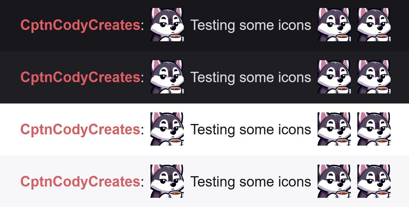 Husky None Of My Business Emote for Twitch and Discord - Chibi Animal Icon