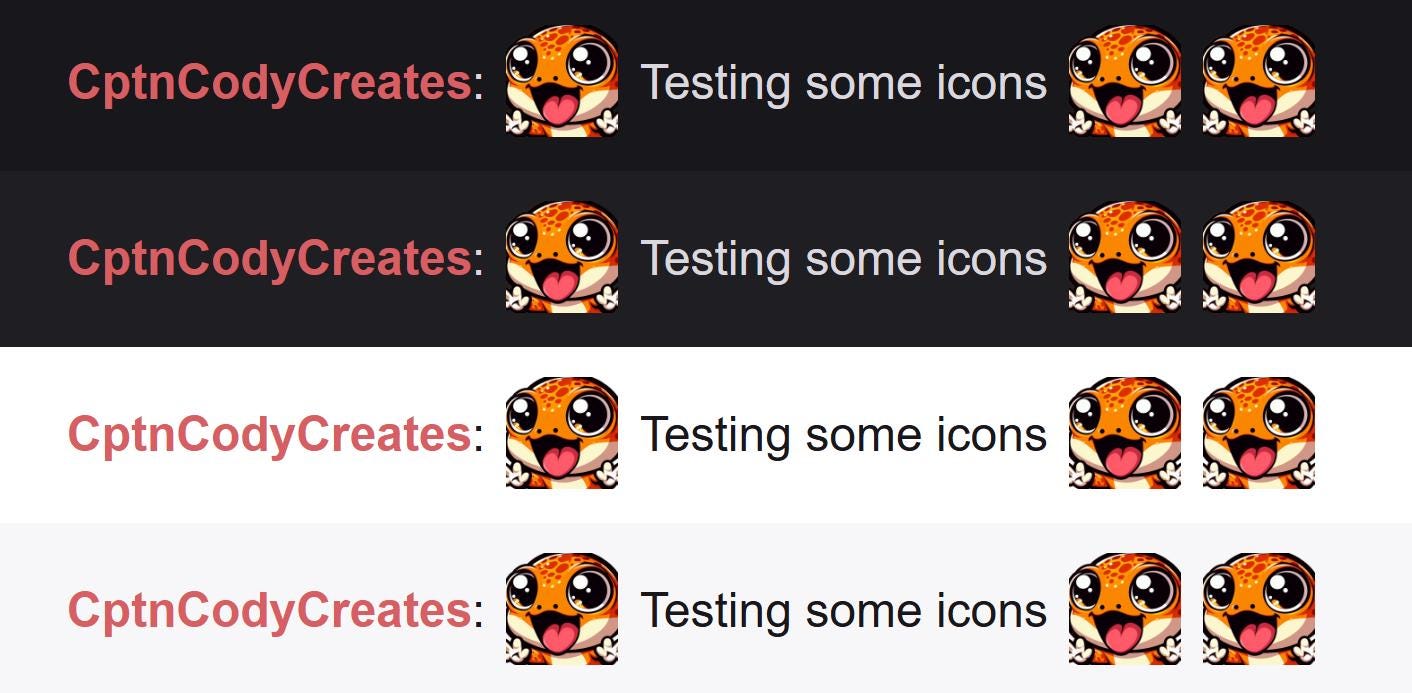 Orange Gecko POG Emote for Twitch and Discord