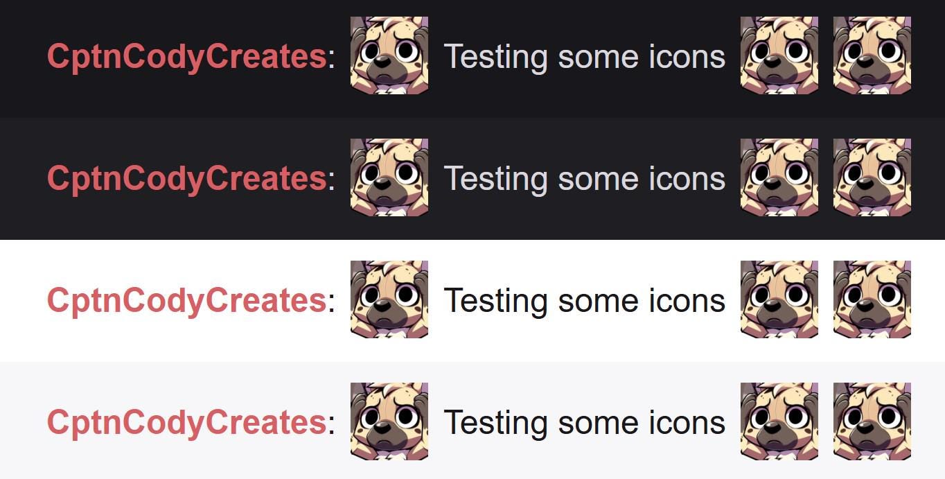 Hyena Denial Emote for Twitch and Discord Streaming