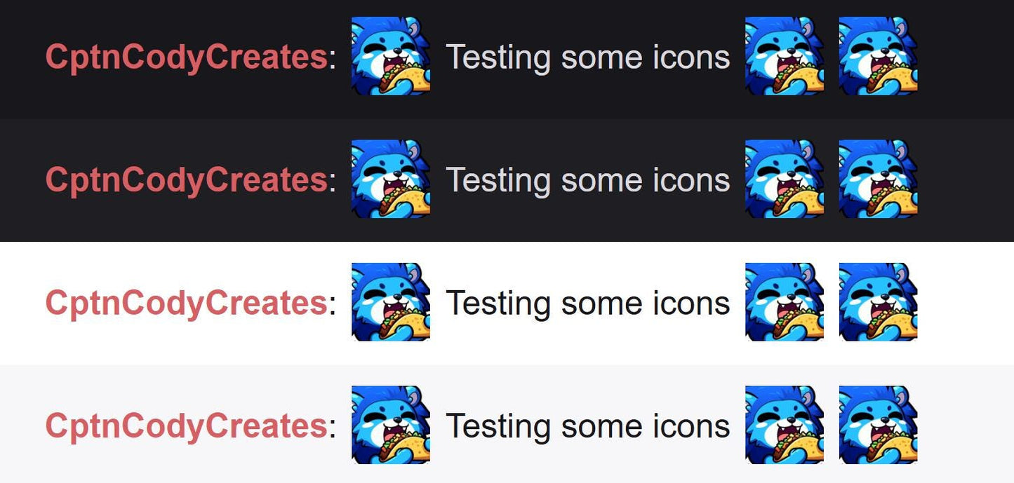 Blue Lion Taco Emote | Cute Twitch & Discord Icon | Kawaii Chibi Gamer Emote Livestreams Food Eat Snack Mexican Cinco De Mayo Fiesta Party
