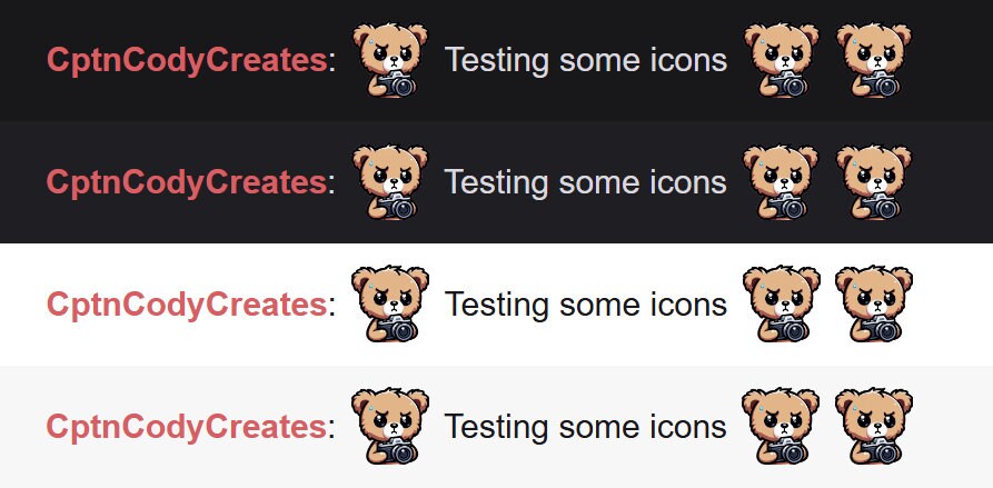 Teddy Bear Caught in 4K Emote Icon for Twitch Discord Stream