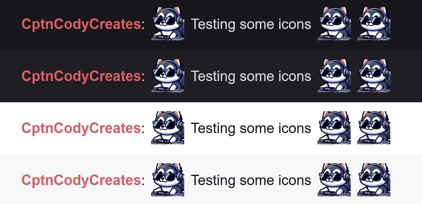 Husky DJ Emote for Twitch and Discord - Chibi Animal Icon | Dog Music Party Rave Disco Disc Jockey Headphones Jam Tunes Musical