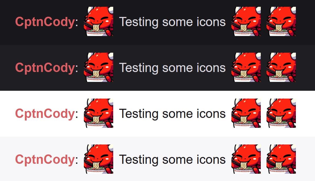 Red Dragon Ramen Emote | Cute Kawaii Chibi Icon for Twitch and Discord