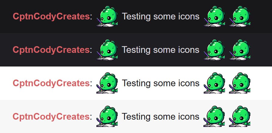Green Dinosaur Notes Emote Twitch and Discord Emotes for Livestreams