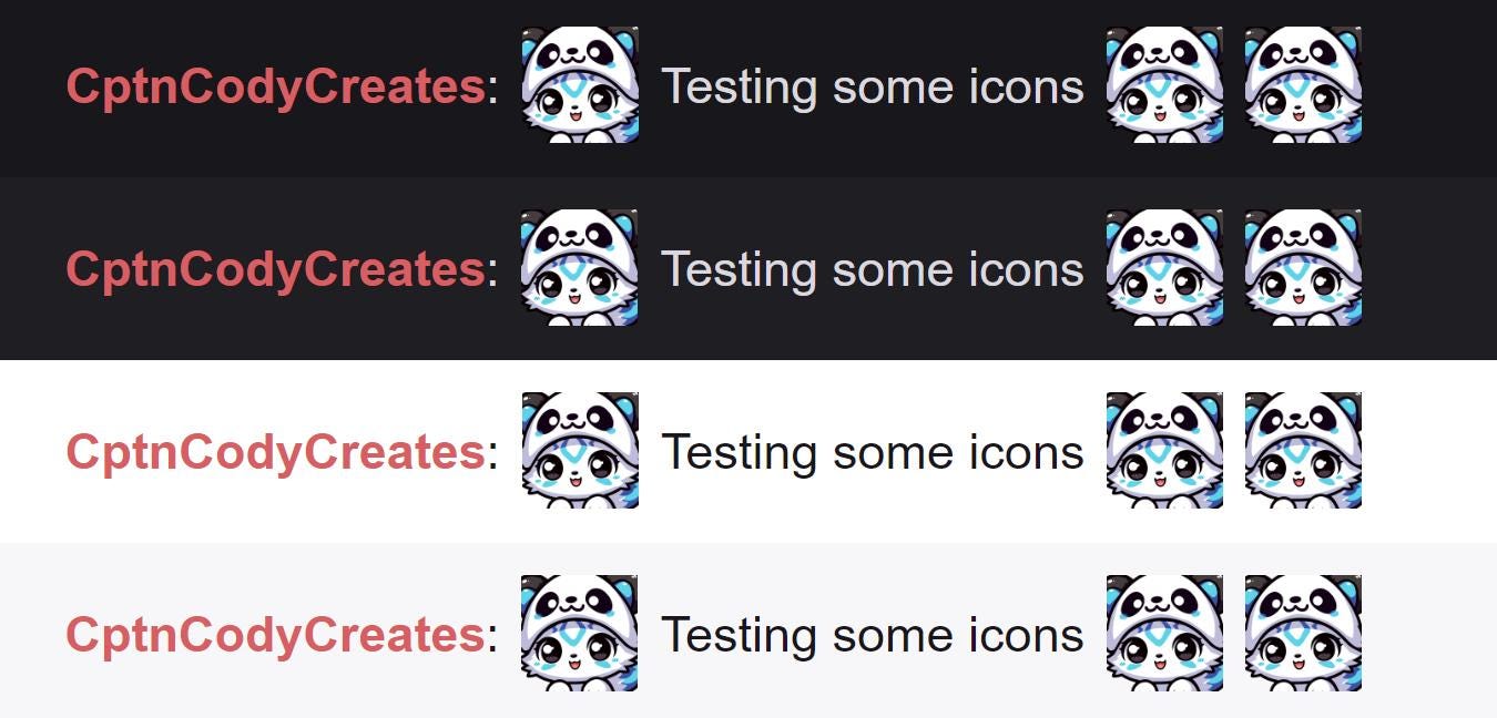 Kitsune Fox Panda Bear Hat Emote for Gamers with Blue Markings