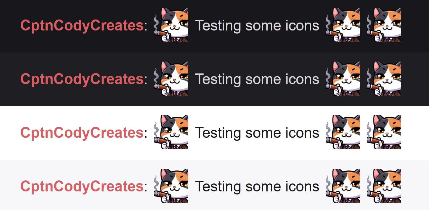 Calico Cat Smoke Emote for Twitch and Discord