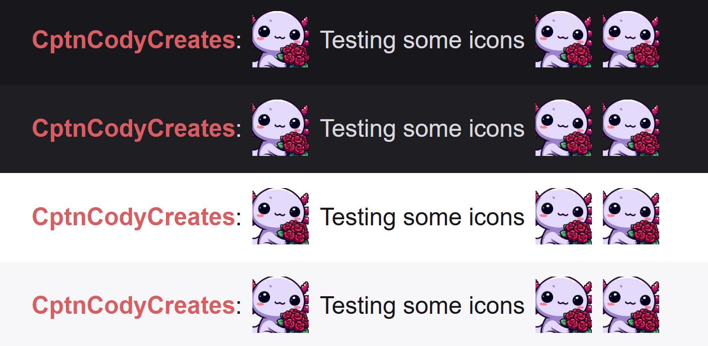 Axolotl Roses Emote | Purple Kawaii Chibi Icon for Twitch and Discord