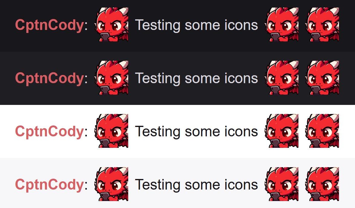 Red Dragon Phone Emote | Cute Kawaii Chibi Icon for Twitch and Discord