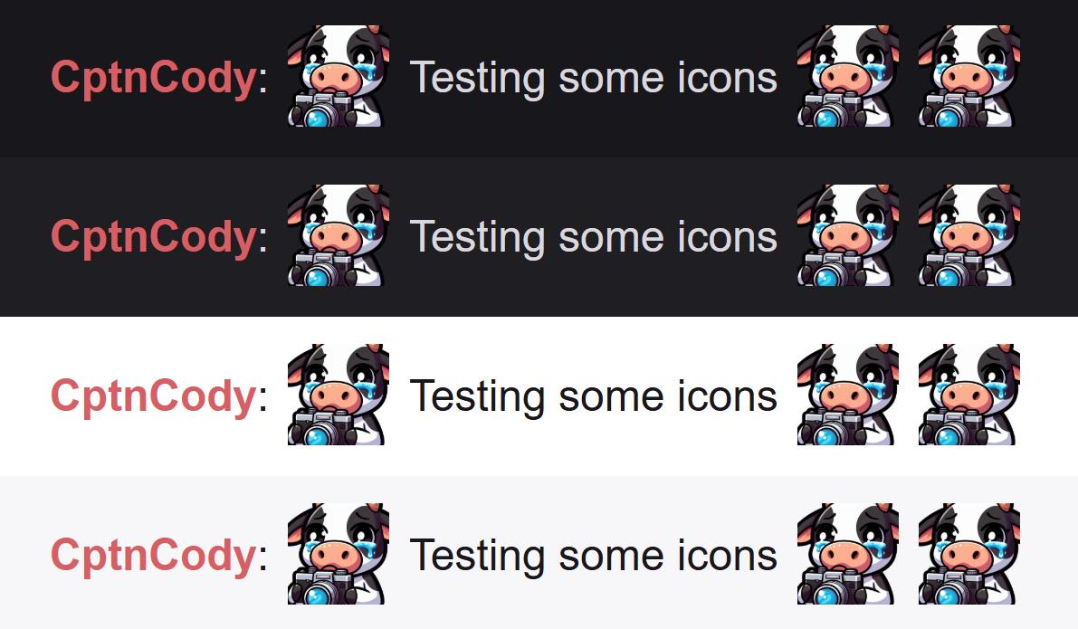 Cow Caught in 4K Emote | Cute Kawaii Chibi Icon for Twitch and Discord