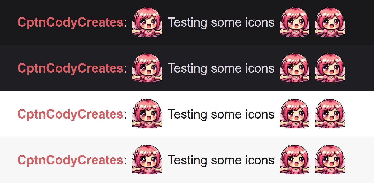 Pink Fairy Girl Hug Emote for Twitch Discord Gaming Anime