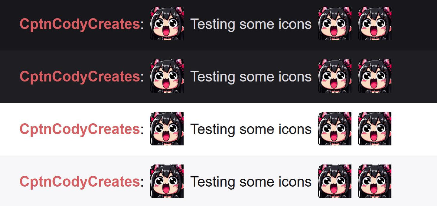 Goth Cat Girl POG Emote for Twitch and Discord Livestreams | Poggers Hype Excite Yay Happy Joy Yell Shout Exclaim Lets Go Poggy