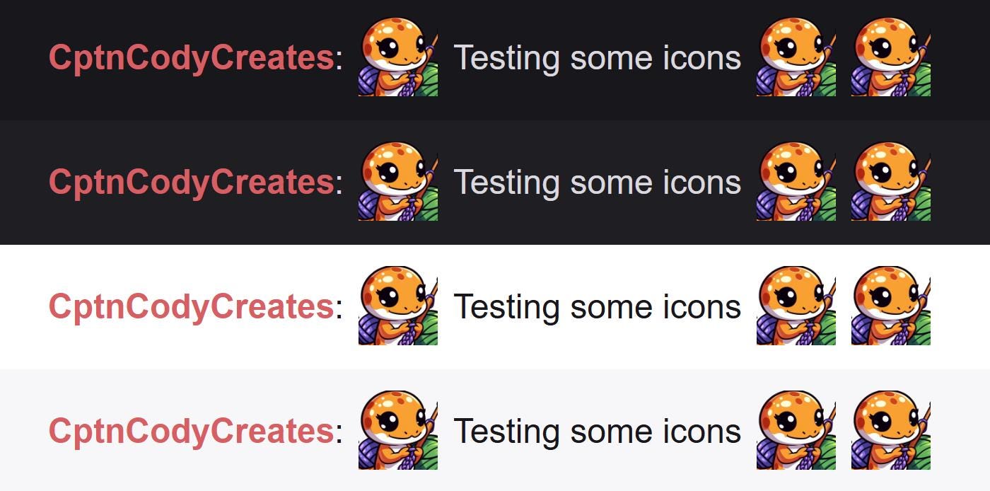 Orange Gecko Crochet Emote for Twitch and Discord