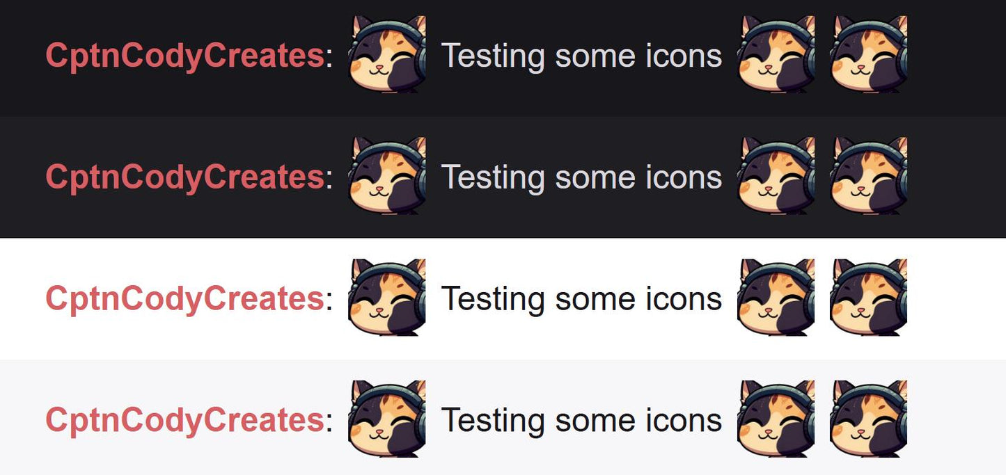 Tortoiseshell Cat Jam Emote for Twitch Discord Rave Vibes