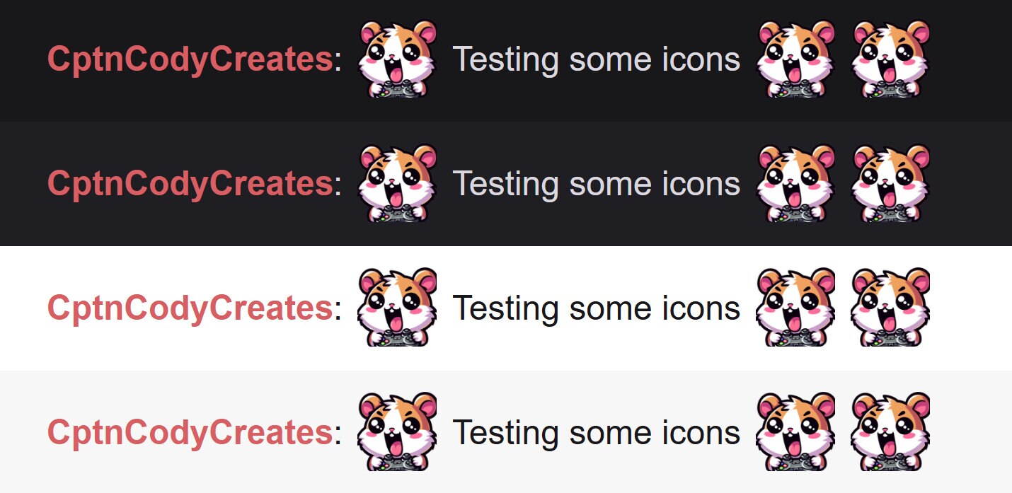 Hamster Gaming Emote for Twitch Discord Streaming