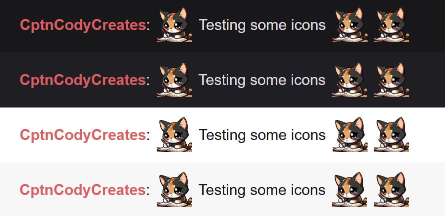 Tortoiseshell Cat Notes Emote | Cute Kawaii Study and Stream Icon for Twitch Discord