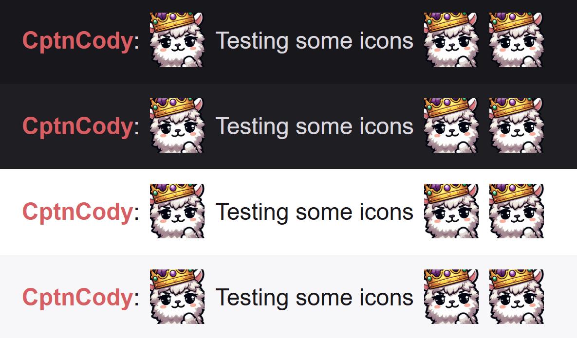 Llama Crown Emote | Cute Kawaii Chibi Icon for Twitch and Discord
