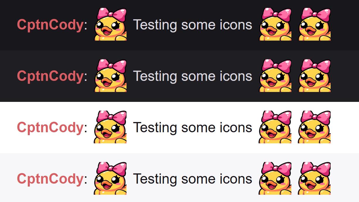 Rubber Duck Bow Emote | Cute Kawaii Chibi Icon for Twitch and Discord
