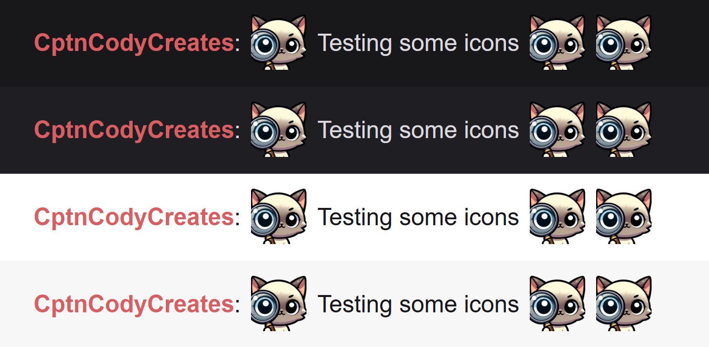 Siamese Cat Zoom Emote for Twitch and Discord | Cute Cat Streaming Emote | Adorable Siamese Emote for Gamers and Chat
