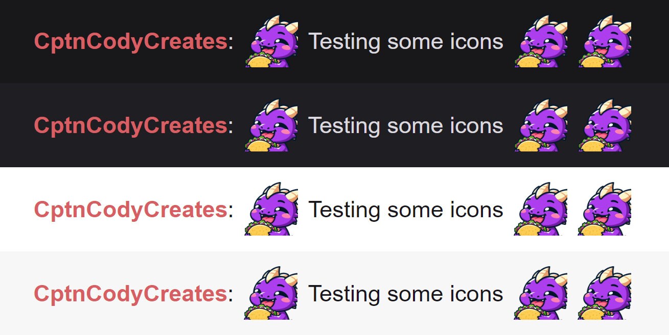 Purple Dragon Taco Emote | Kawaii Gamer Icon for Twitch & Discord