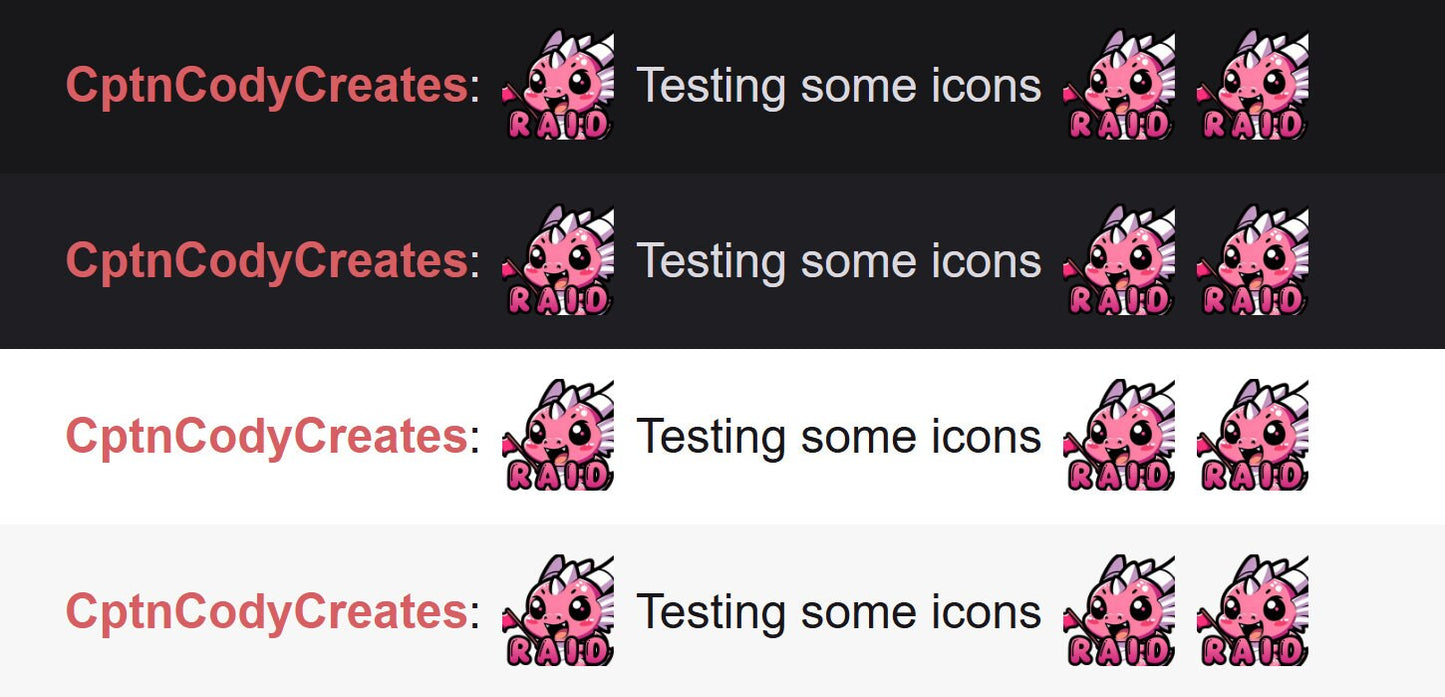 Pink Dragon Raid Emote | Kawaii Fantasy Gamer Icon for Twitch & Discord