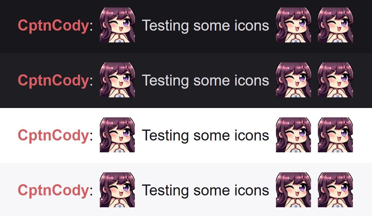 Mermaid Wink Emote | Cute Kawaii Ocean Icon for Twitch and Discord