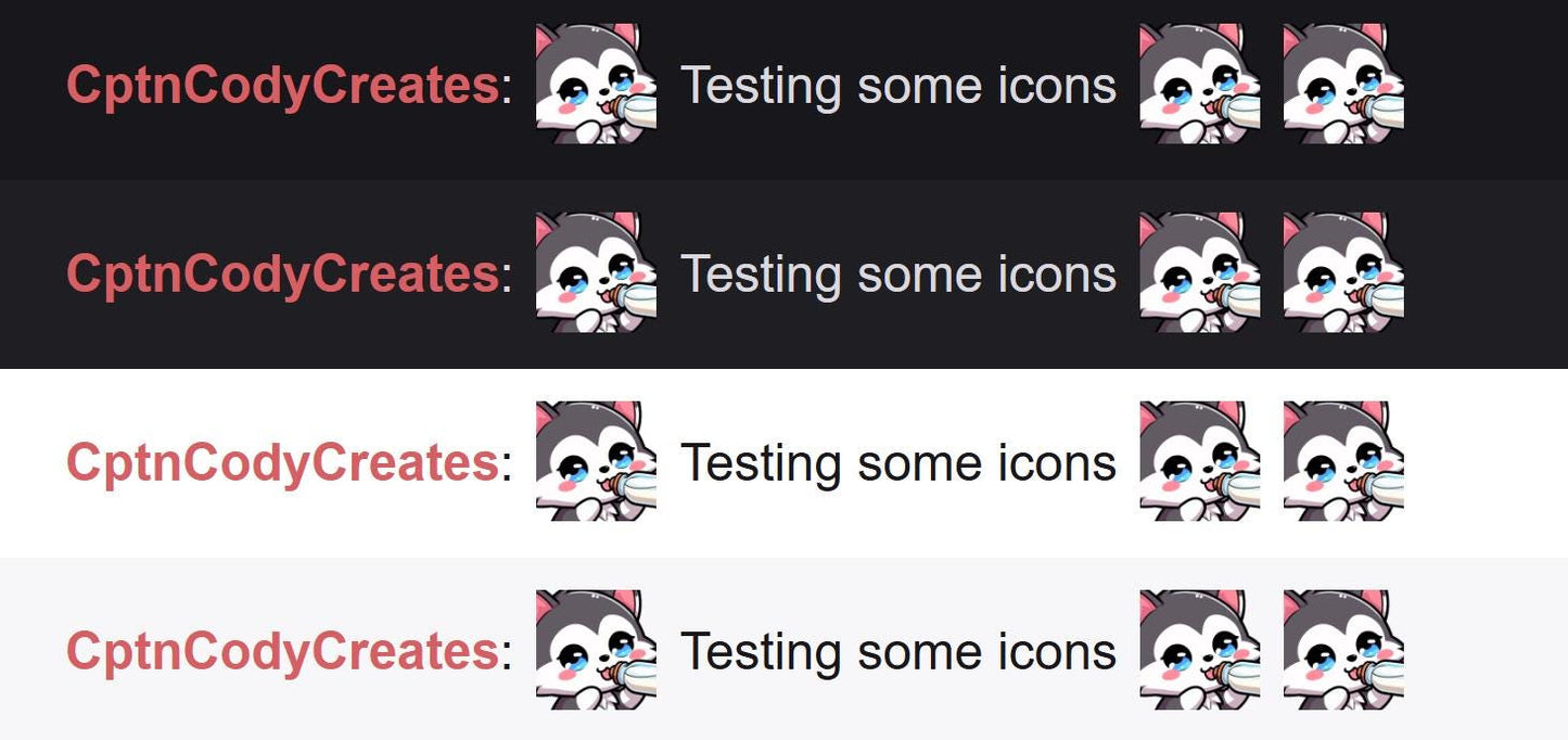 Husky Milk Emote for Twitch and Discord - Chibi Animal Icon | Dog Sip Drink Chug Guzzle Food Snack Dairy Bottle Baby Cute Cozy