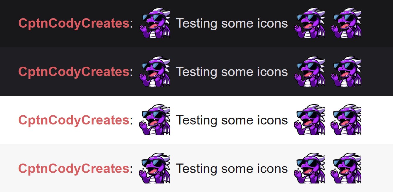 Purple Dragon EZ Clap Emote | Cute Twitch Discord Icons | Kawaii Chibi Gamer Emotes for Livestreams Easy Cool Sunglasses W Win L Loss Meme