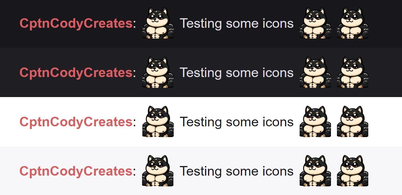 Shiba Inu Muscle Emote | Strong Kawaii Dog Icon for Twitch and Discord