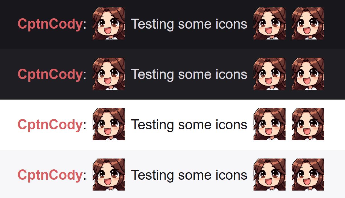 Brunette Hair Girl Happy Emote | Kawaii Chibi Icon for Twitch and Discord