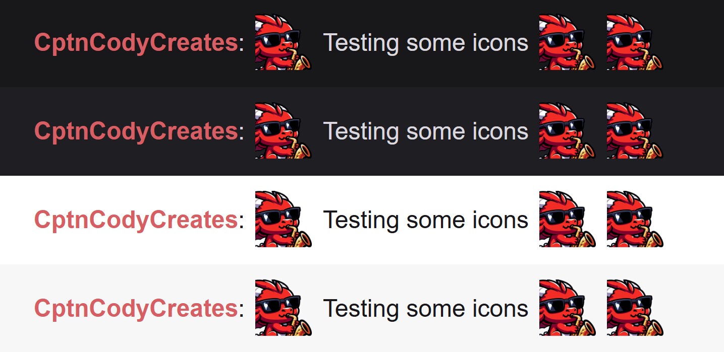 Red Dragon Saxophone Emote for Twitch and Discord | Kawaii Chibi Dragon Playing Saxophone | Cute Music Emote for Gamers and Streamers