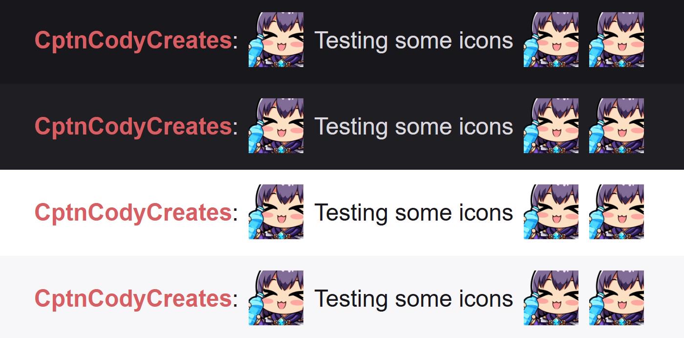 Battle Mage Girl Hydrate Emote for Twitch and Discord - Cute Chibi Icons for Gaming