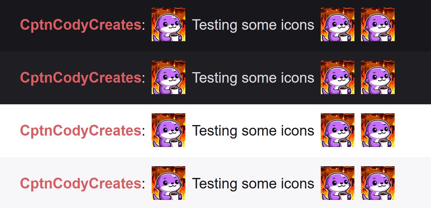 Purple Otter This Is Fine Emote Icon for Twitch and Discord