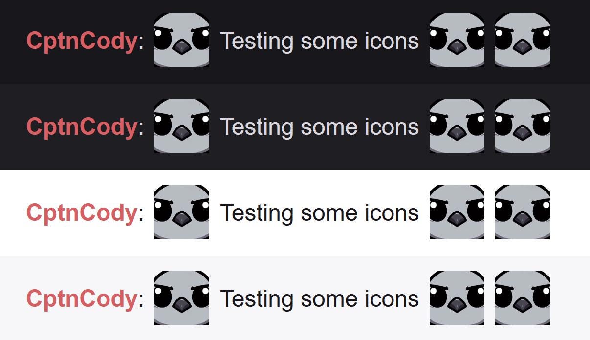 Pigeon Stare Emote | Kawaii Funny Icon for Twitch and Discord