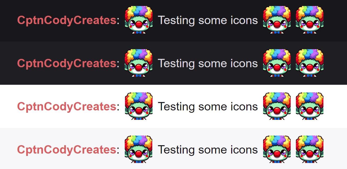 Goblin Clown Emote | Kawaii Funny Gamer Icon for Twitch and Discord