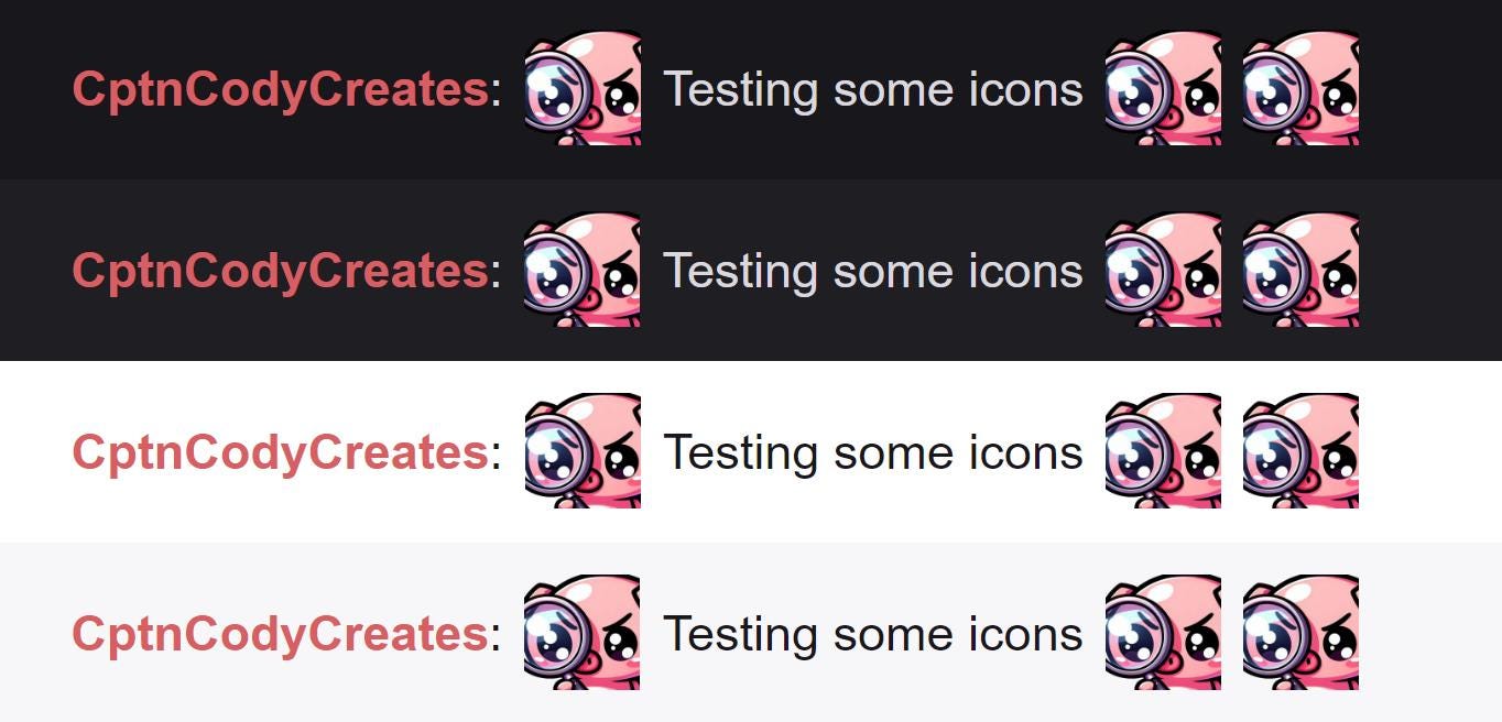 Pink Pig Zoom Emote for Twitch and Discord - Cute Chibi Animal Icon