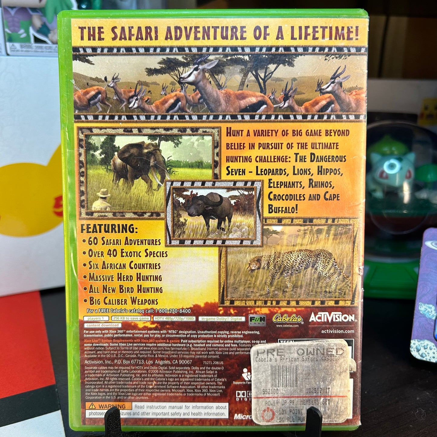 Cabela’s African Safari – Xbox 360 Game (Complete in Box, Flawed Case)