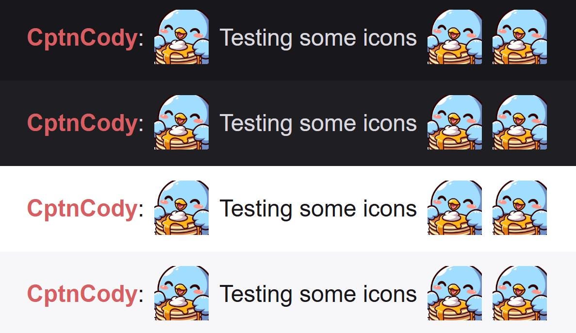 Pigeon Pancakes Emote | Kawaii Chibi Icon for Twitch and Discord