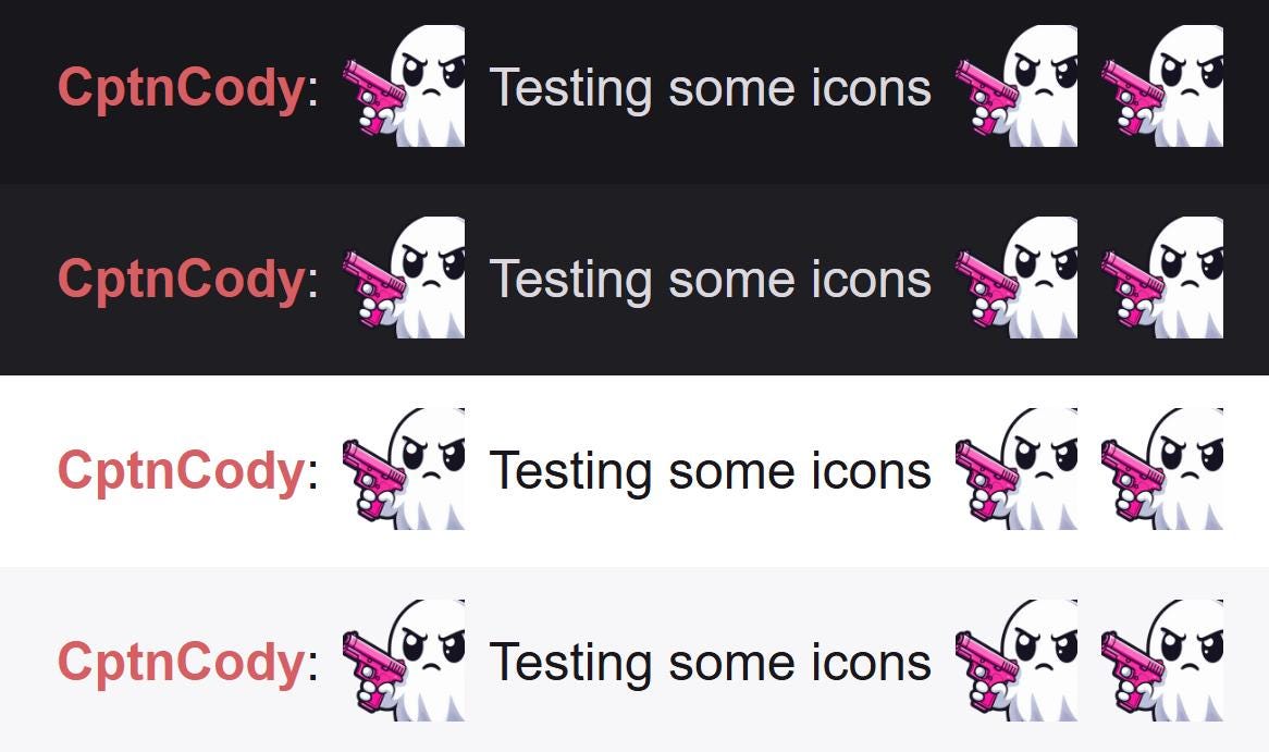 Ghost Gun Emote | Cute Kawaii Icon for Twitch and Discord Gamers