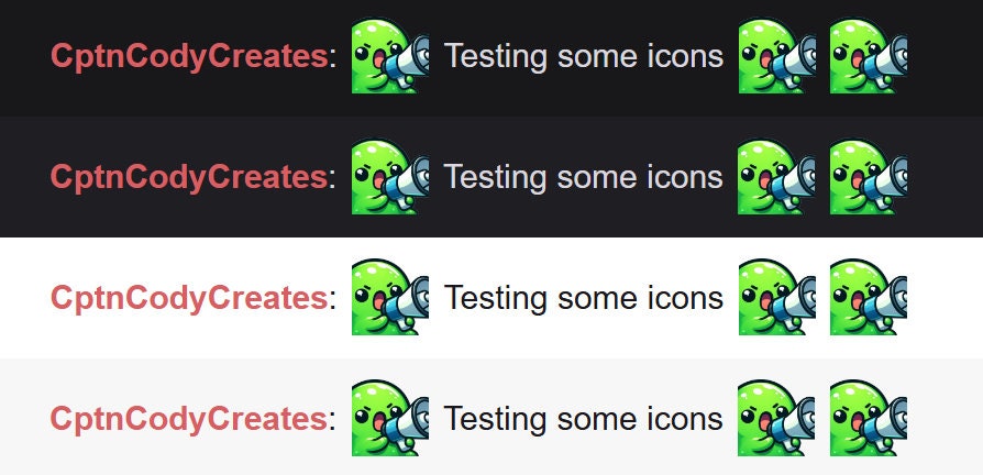 Green Slime Blob Megaphone Emote for Twitch Discord Live Chat